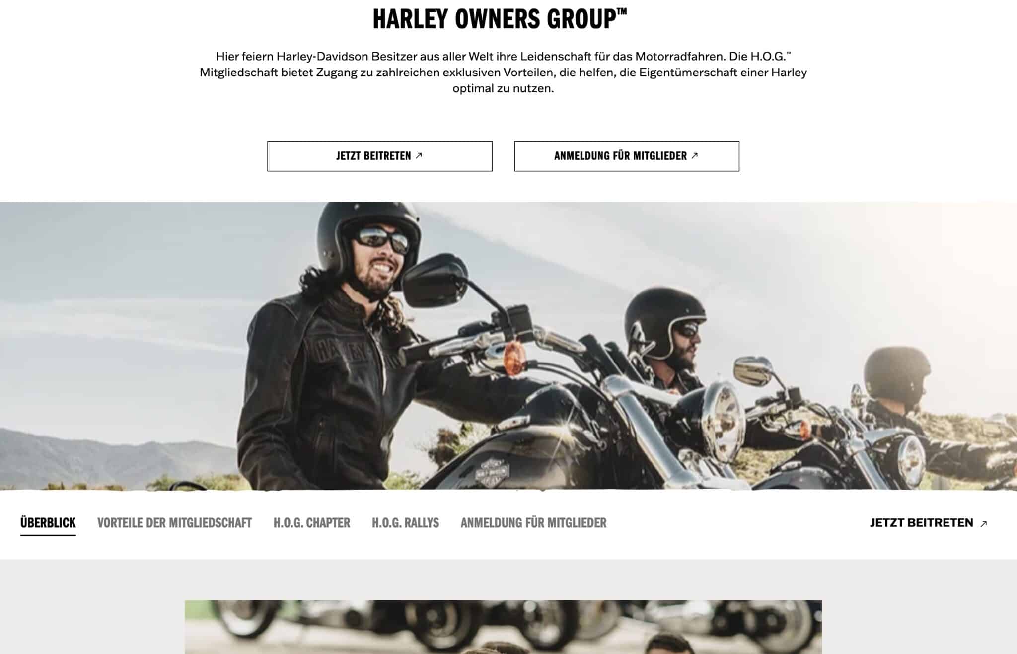 Harley Owners Group.