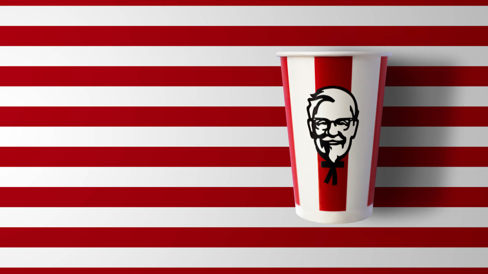KFC Becher als Video Ads