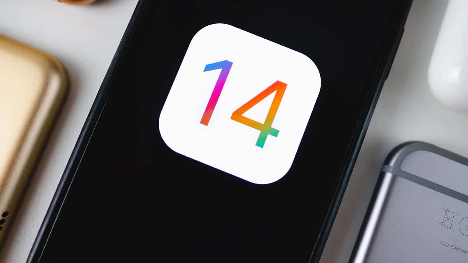 iphone 12 mit iOs 14 Symbol als Zeichen für den Index