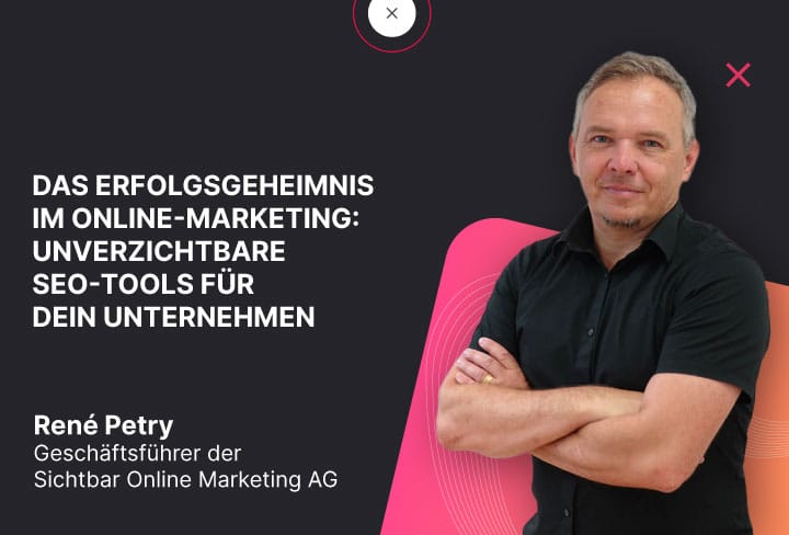 René Petrys Webinar über SEO-Tools auf marketing.ch